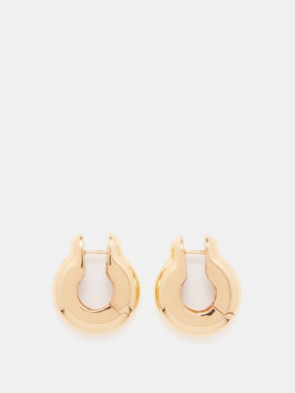 Annika Inez Ample large 14kt gold-filled hoop earrings