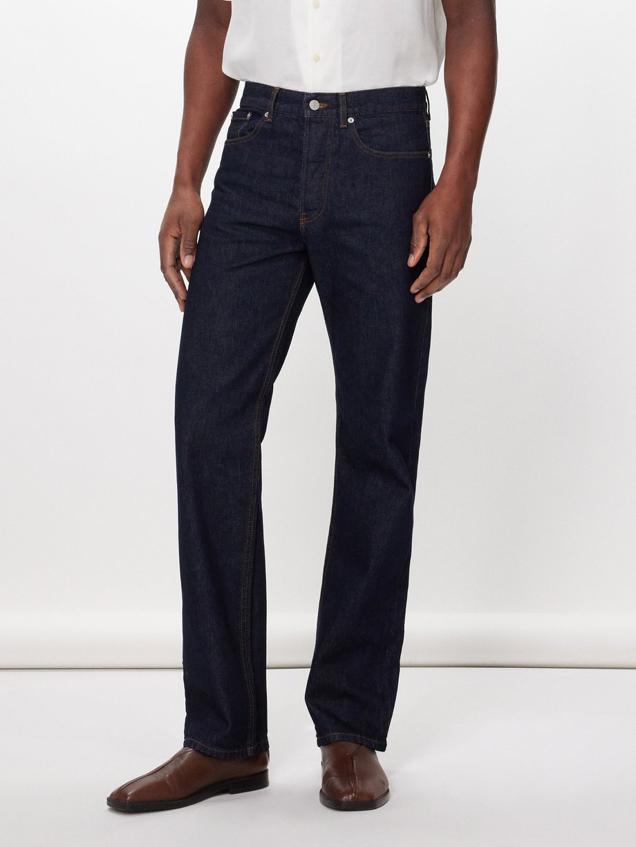 Blue Panthero selvedge-denim jeans | Dries Van Noten | MATCHES UK