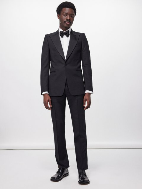 Slim-Fit Wool-Blend Tuxedo Suit