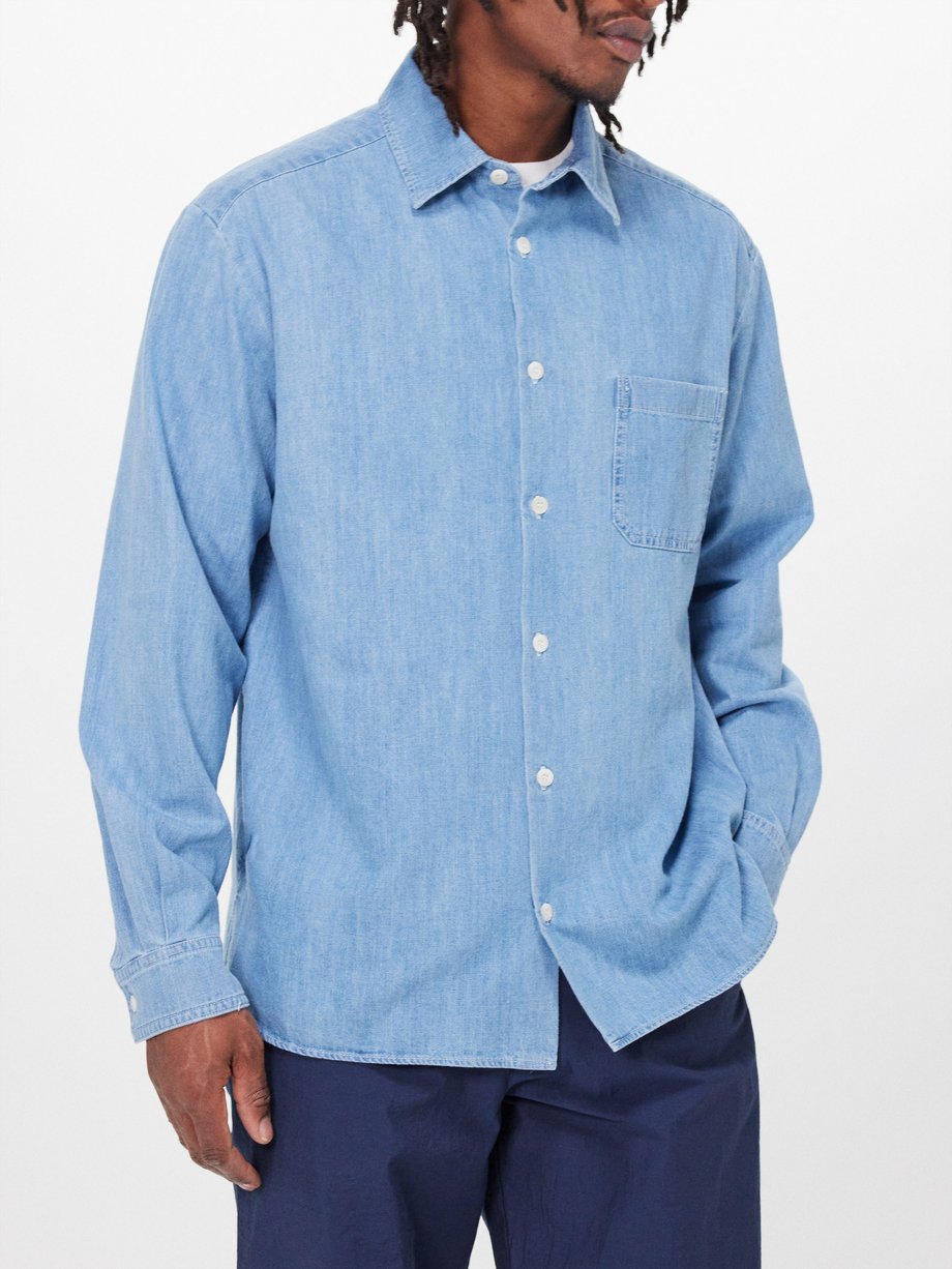 Tommy Jeans Western Denim Shirt Blue | Men's Clothing | Cilento Designer  Wear
