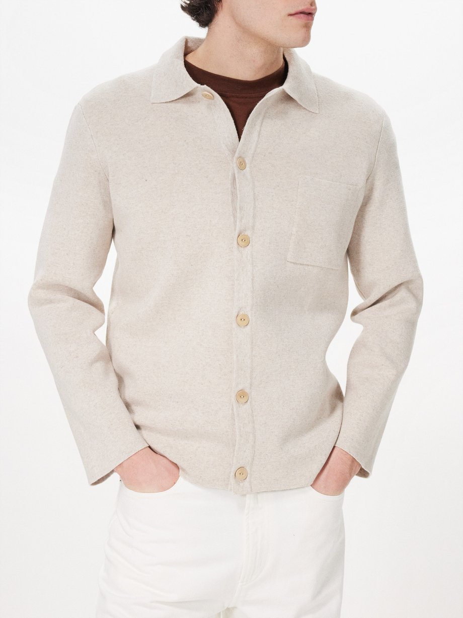 A.P.C. Miles spread-collar cotton overshirt
