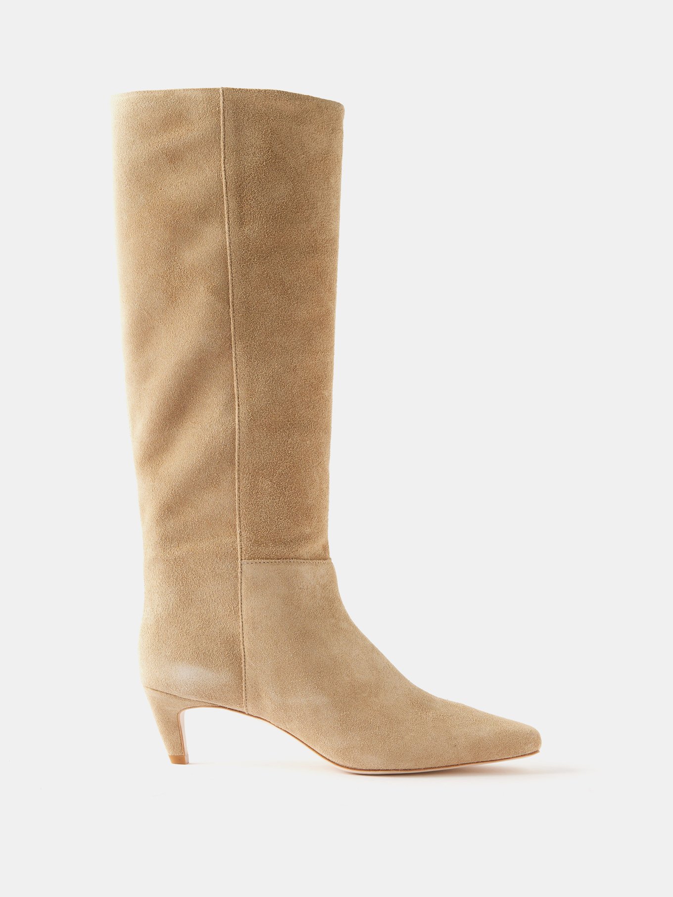 Remy 50 suede knee-high boots | Reformation