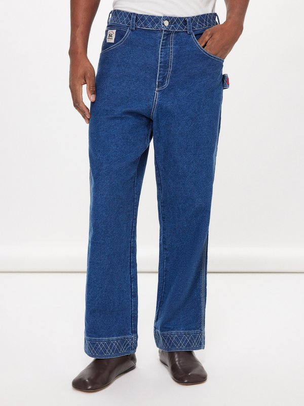 Bode Knolly Brook embroidered jeans