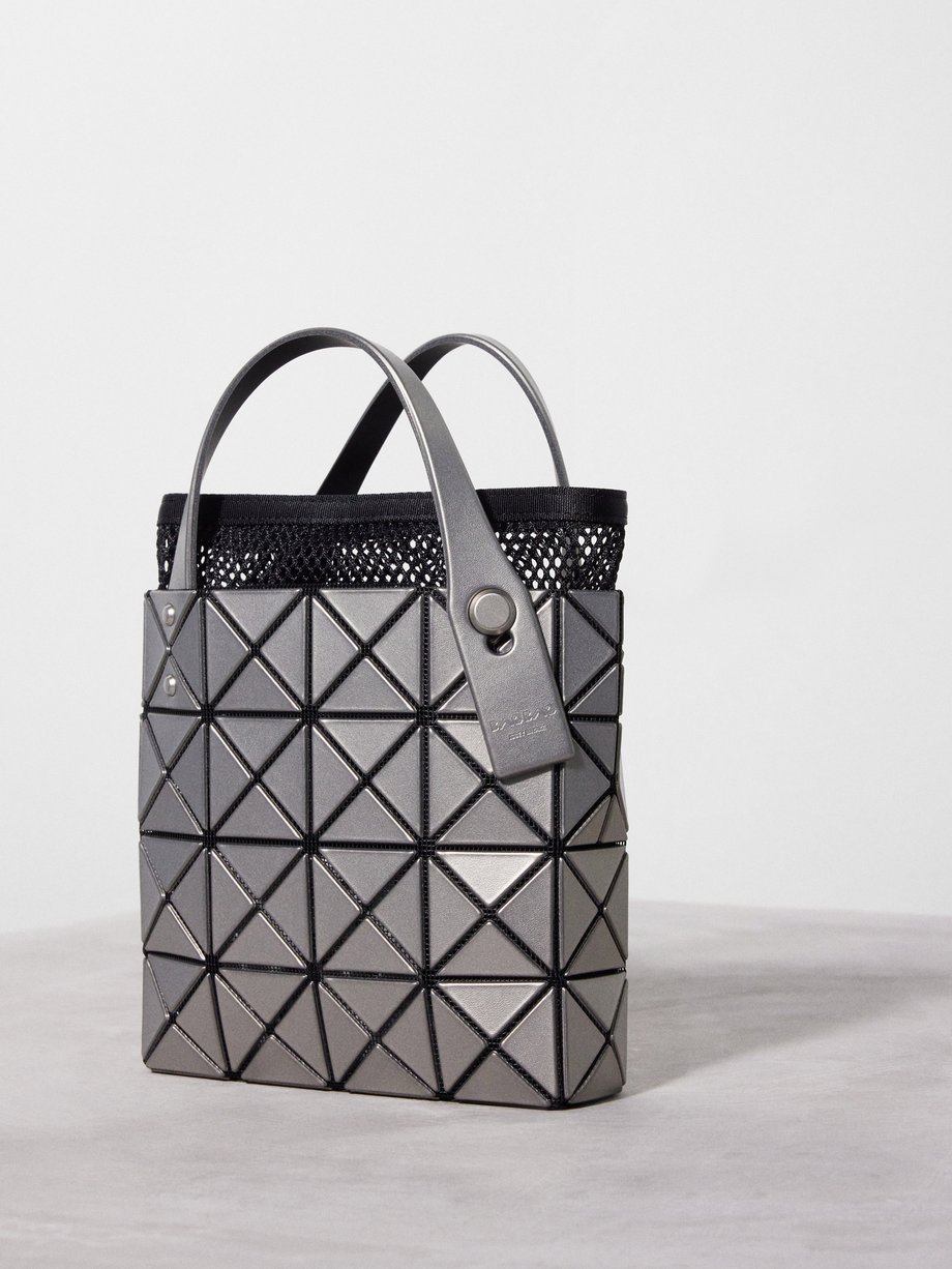 Silver Lucent mini PVC tote bag | Bao Bao Issey Miyake | MATCHES UK