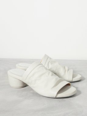 Marsèll Otto 50 crinkled-leather mules