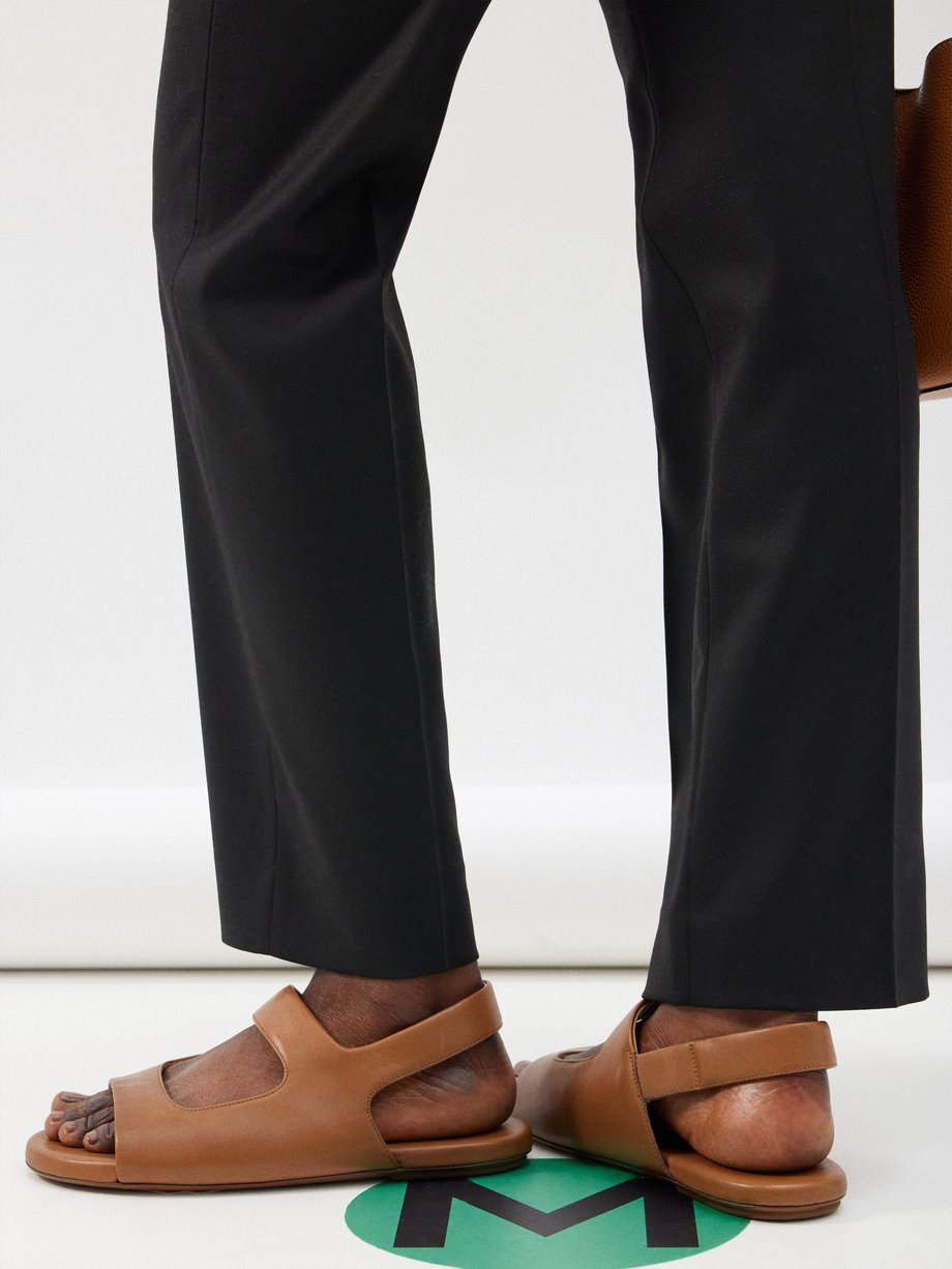 Marsèll flat leather sandals - Neutrals