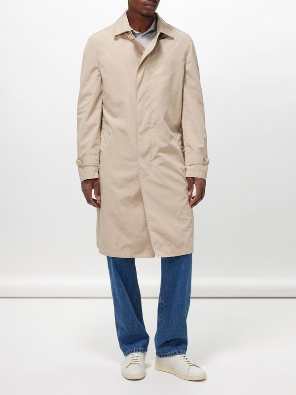Brunello Cucinelli Concealed-front overcoat