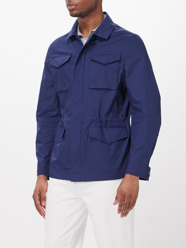 Brunello Cucinelli Flap-pocket field jacket