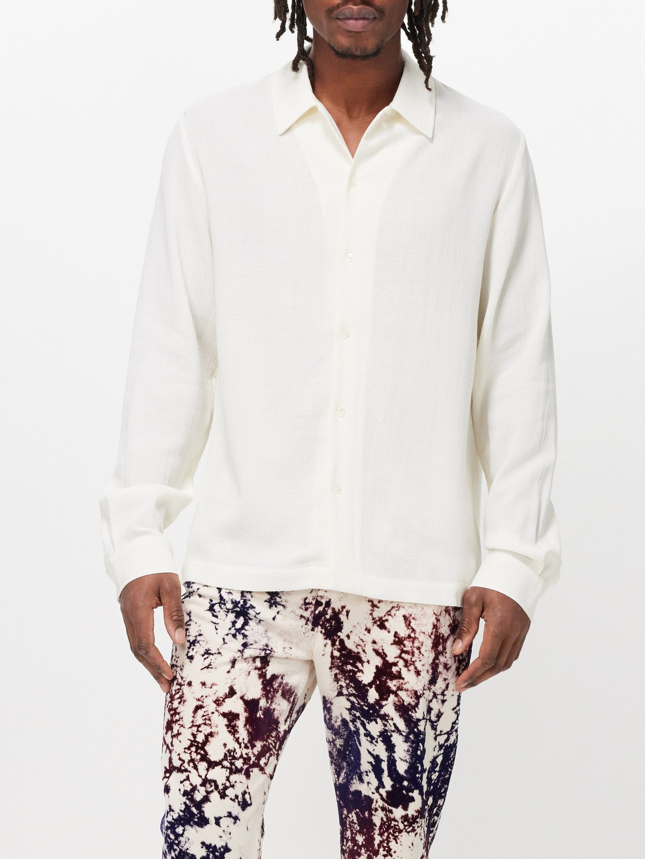 Sense crepe shirt