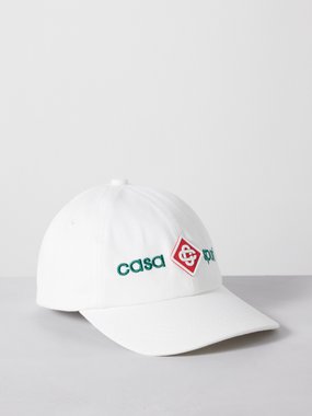 Casablanca Summer Court cotton-twill baseball cap
