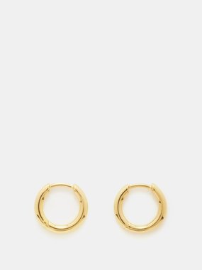 Tom Wood Classic small 18kt gold-plated silver earrings