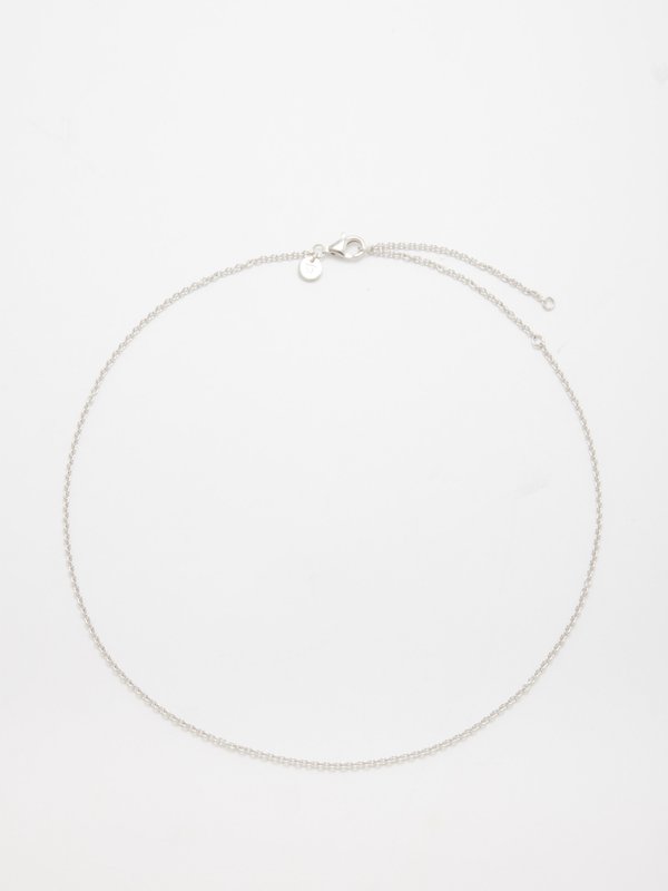 Tom Wood Rolo silver chain necklace