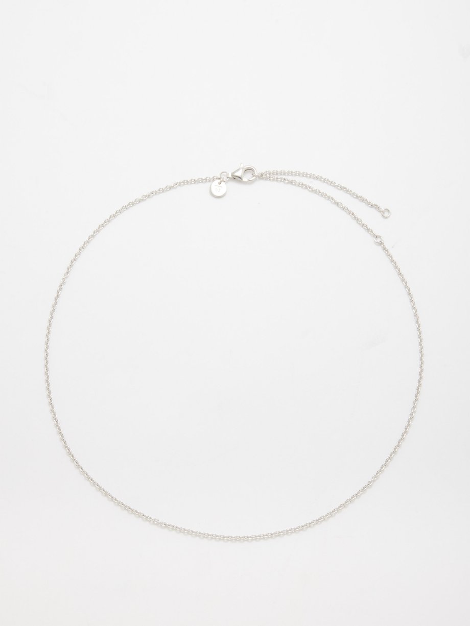 Tom Wood Rolo silver chain necklace