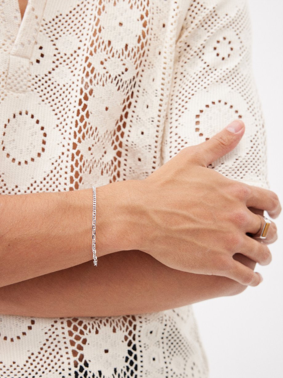 Silver Rue rhodium-plated sterling silver bracelet | Tom Wood