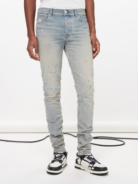 Amiri Shotgun distressed skinny jeans