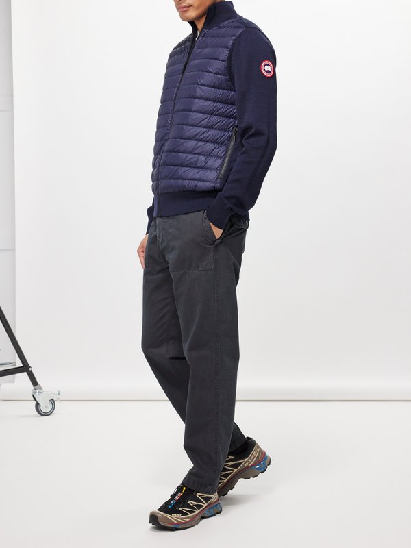 Canada Goose Hybridge quilted-shell and wool down jacket