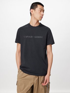 Canada Goose Emersen logo-print cotton-jersey T-shirt
