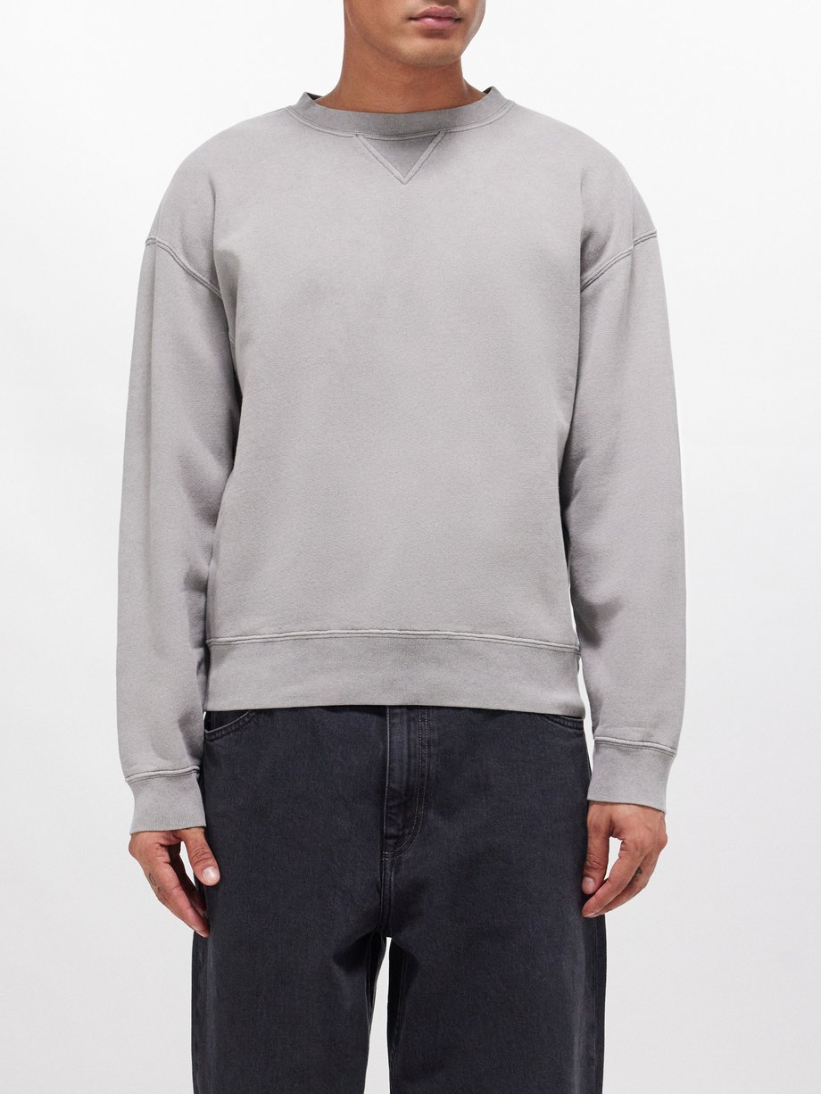 OUR LEGACY (Our Legacy) Perfect dropped-shoulder cotton-jersey sweatshirt