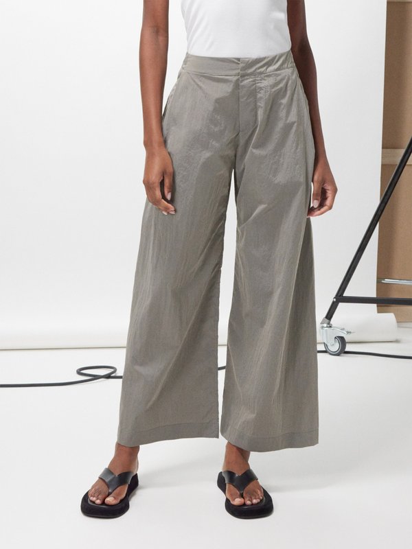 Renata Brenha Mare nylon wide-leg trousers