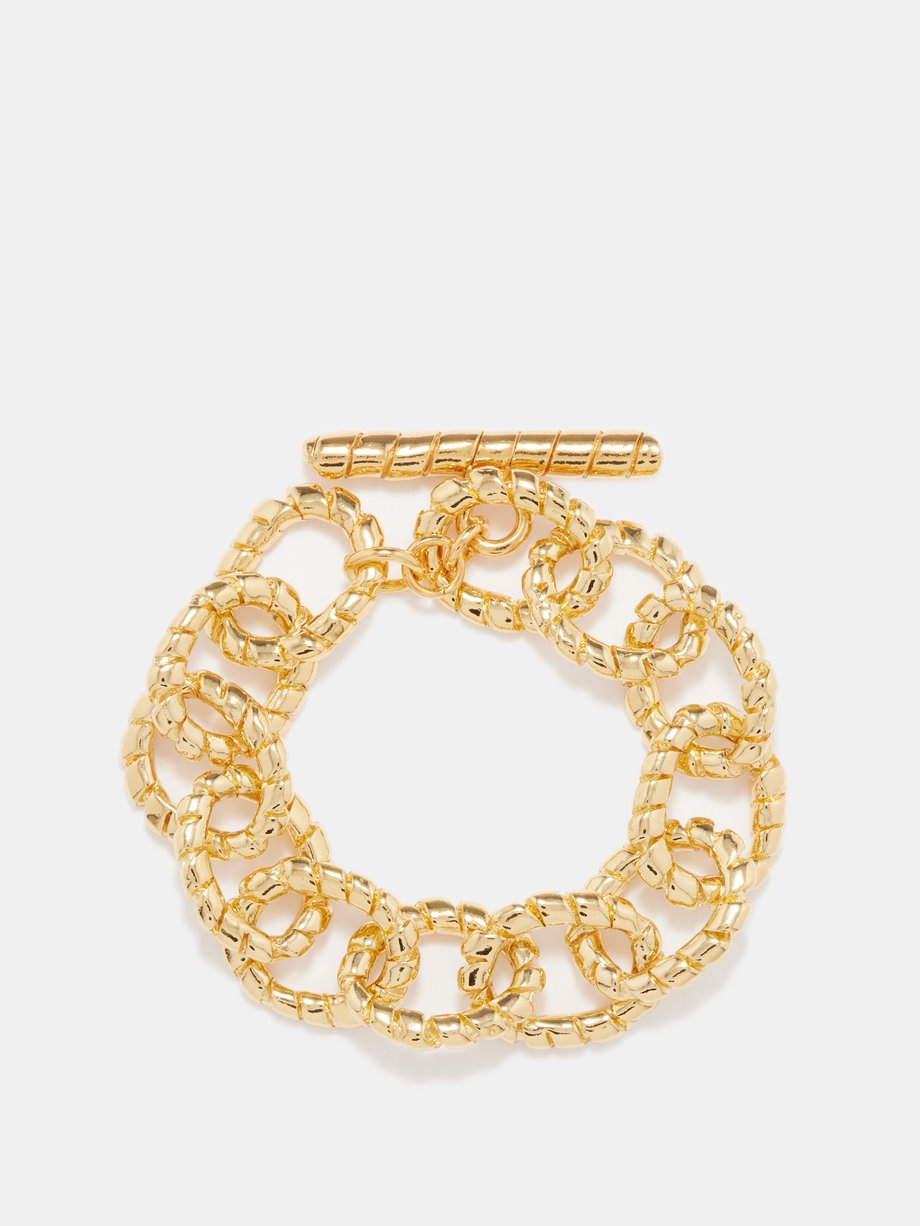 Gold Cressa 18kt gold-plated bracelet | Paola Sighinolfi | MATCHES UK
