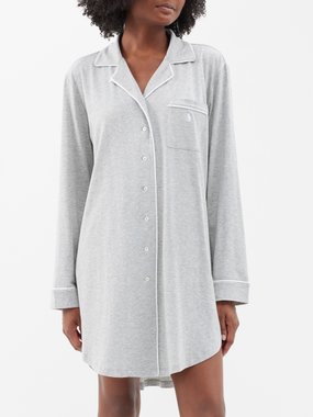 Broderie Anglaise Monogram Pajama Shirt - Women - Ready-to-Wear