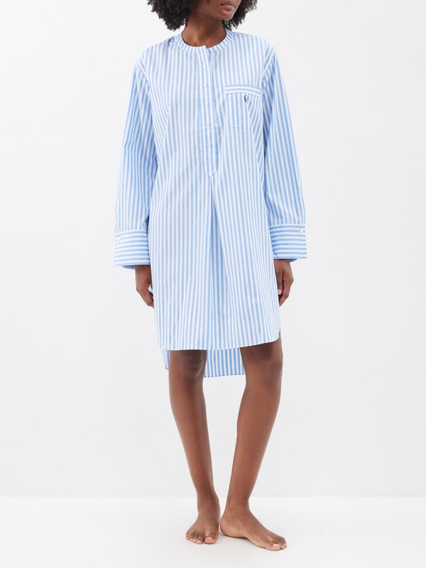 Lauren par Ralph Lauren - Women's Vertical-stripe night shirt