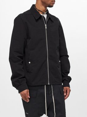 Rick Owens DRKSHDW Cotton-twill zipped jacket