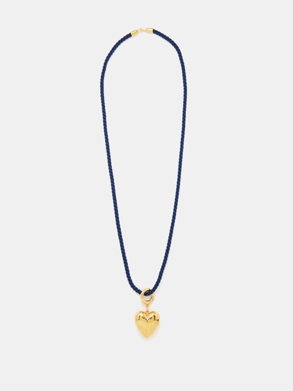Timeless Pearly Collier en plaqué or 24 carats Heart