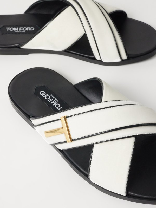Tom Ford Preston velvet sandals