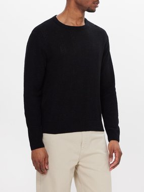 mfpen Everyday perforated organic cotton-blend sweater