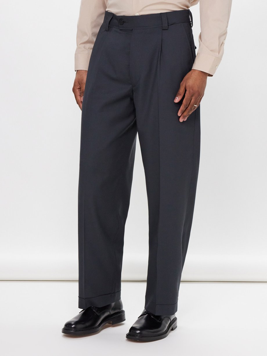 Antibes Straight Fit Single Pleated Trousers