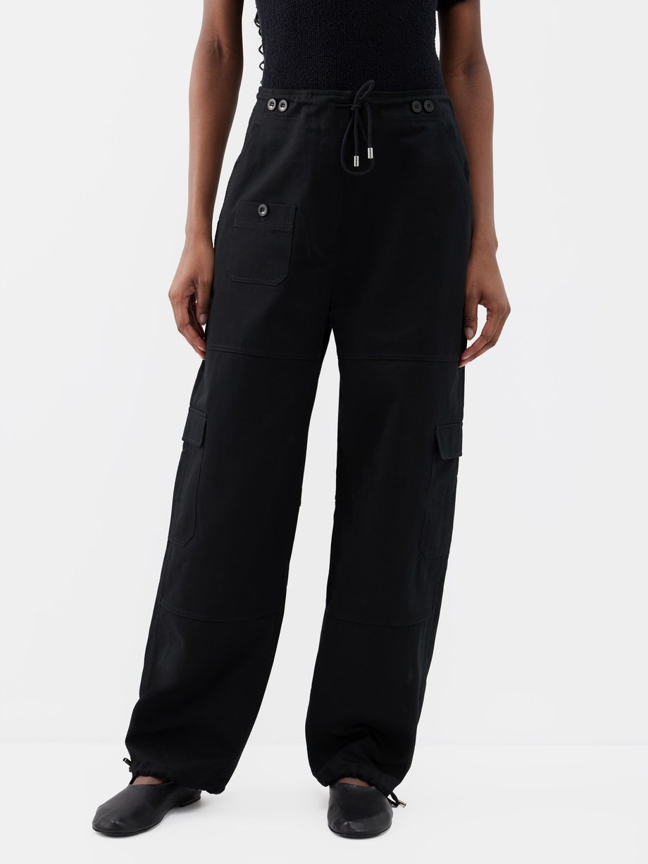 Black Twill cargo trousers, Toteme