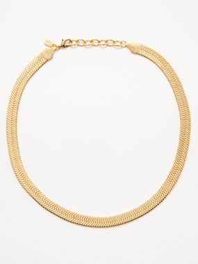 Crystal Haze Mighty Medusa 18kt gold-plated necklace