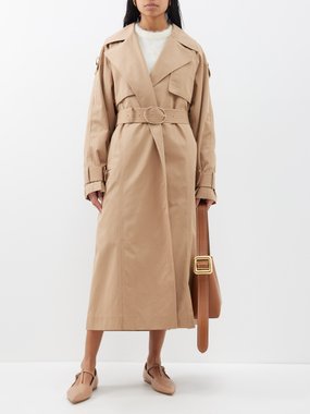Clea CLEA Bristol cotton-gabardine trench coat