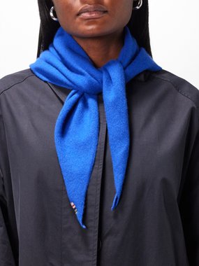 Extreme Cashmere No.34 mini stretch-cashmere triangle scarf