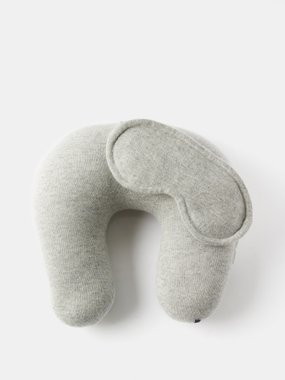 Extreme Cashmere Stretch-cashmere pillow and eye mask set