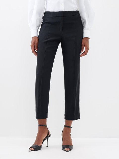 ALEXANDER MCQUEEN: trousers for men - Black | Alexander McQueen trousers  734234QVU91 online at GIGLIO.COM