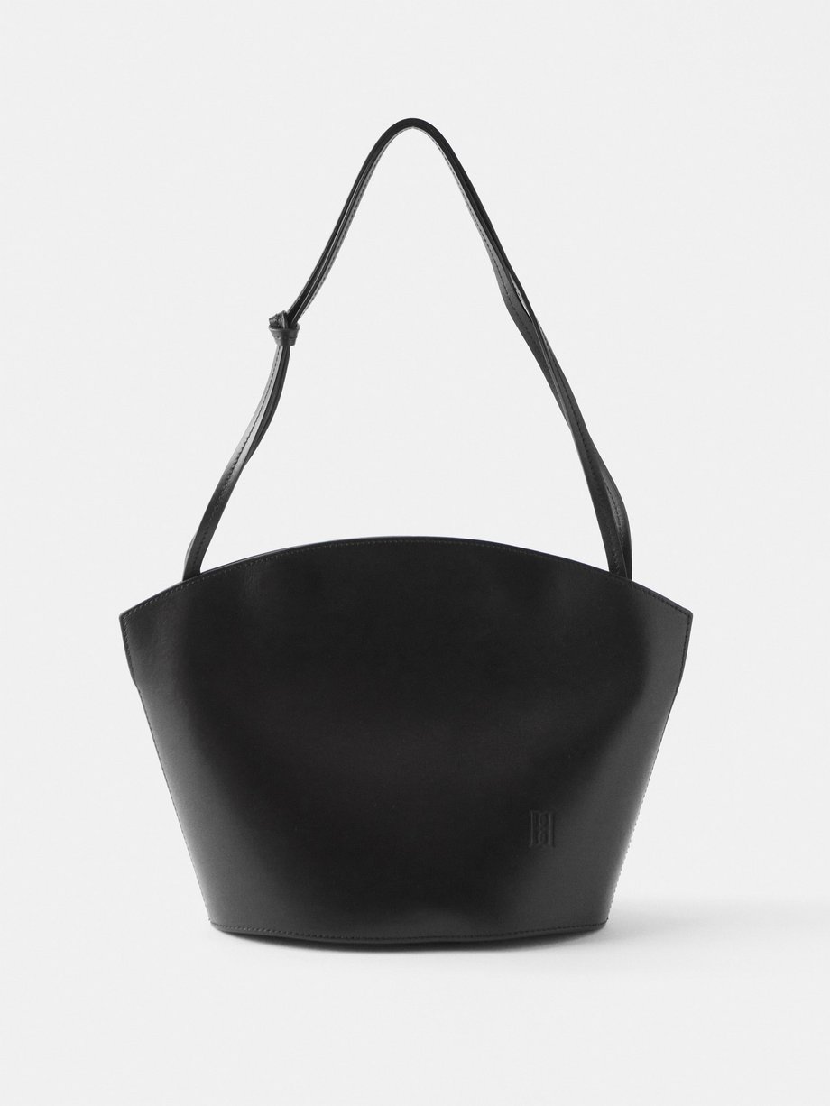 By Malene Birger Oblas smooth-leather tote bag