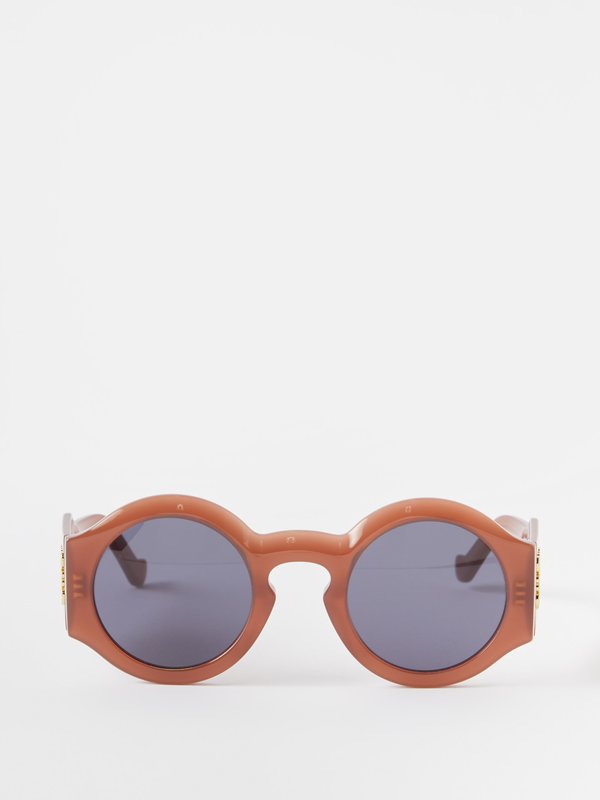LOEWE Eyewear (LOEWE) Anagram round acetate sunglasses