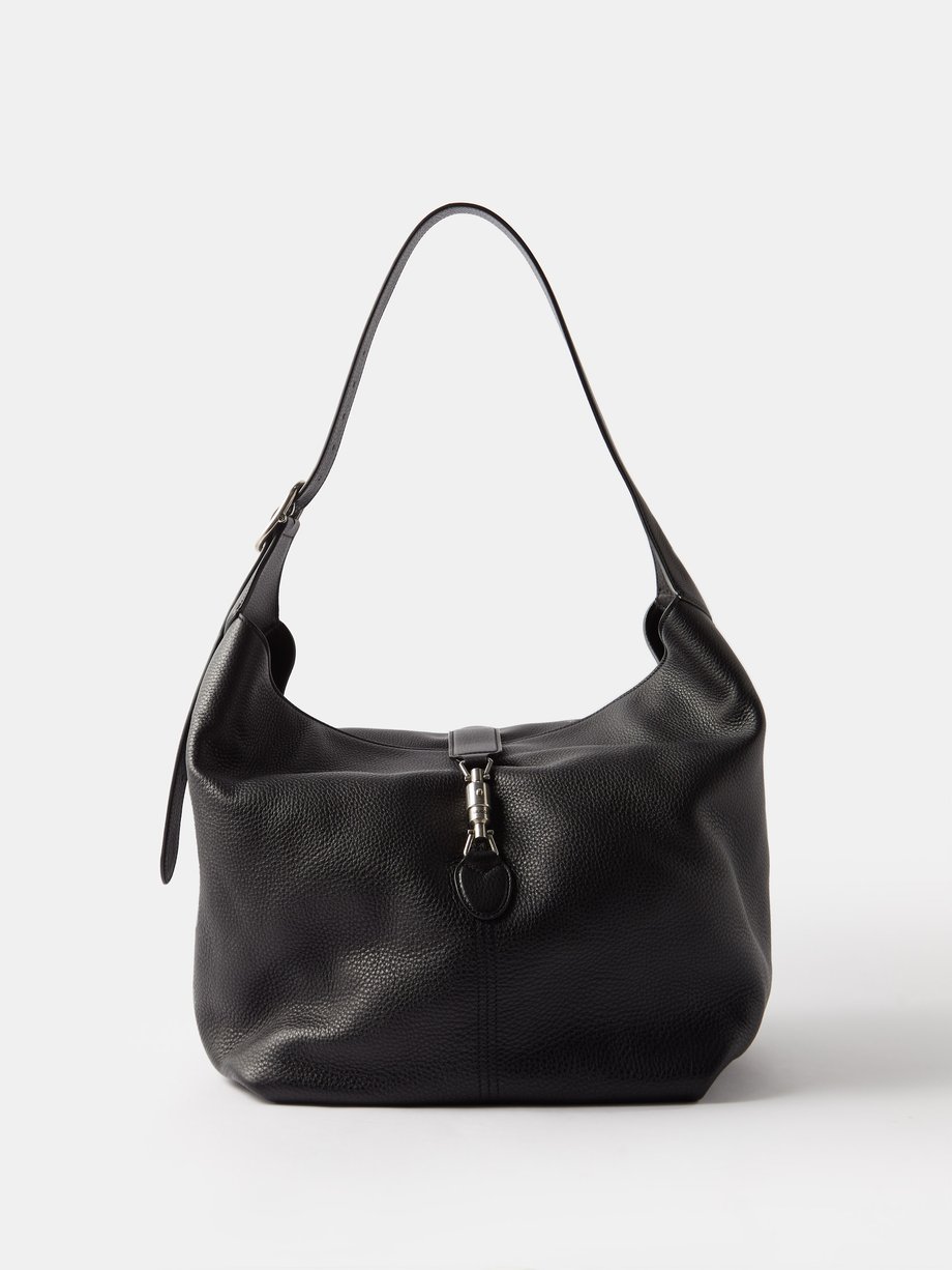 Black Jackie 1961 medium leather shoulder bag | Gucci | MATCHESFASHION UK
