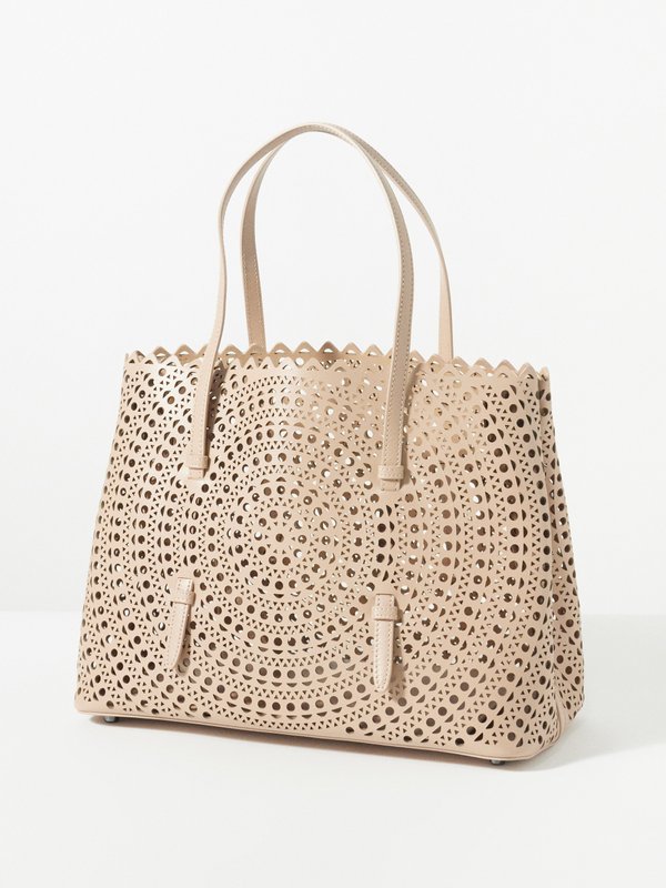 ALAÏA Mina 32 perforated-leather handbag
