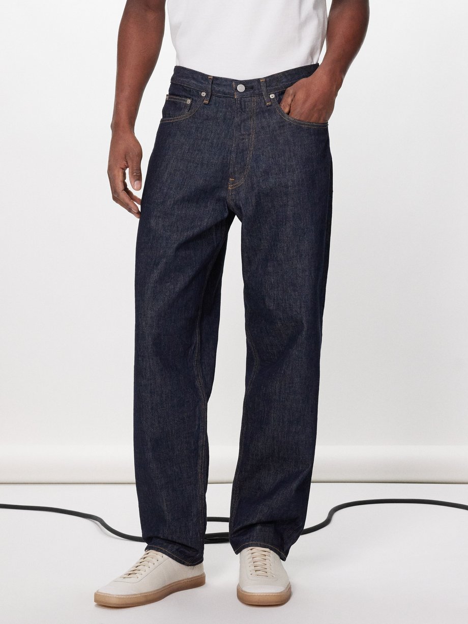 Lauren Ralph Lauren Plus Size Cotton Mid Rise Full Length Wide Leg Jeans