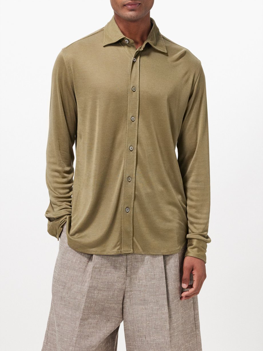Tom Ford Silk-jersey shirt