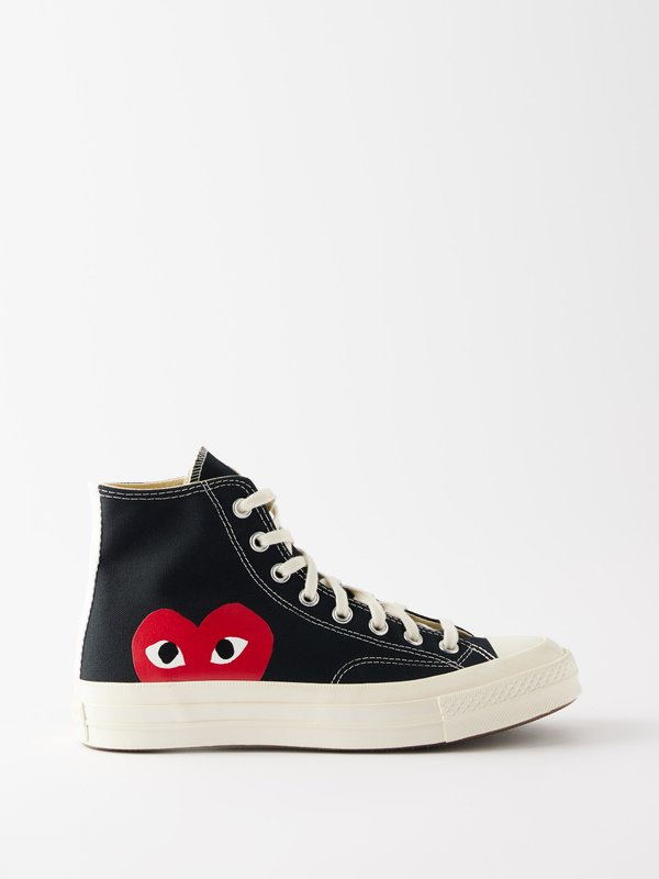 COMME DES GARÇONS PLAY (Comme des Garçons Play) Chuck 70 canvas high-top trainers