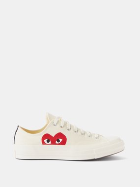 COMME DES GARÇONS PLAY Comme des Garçons Play X Converse Chuck Taylor canvas trainers