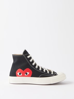 COMME DES GARÇONS PLAY Comme des Garçons Play X Converse Chuck Taylor canvas high-top trainers