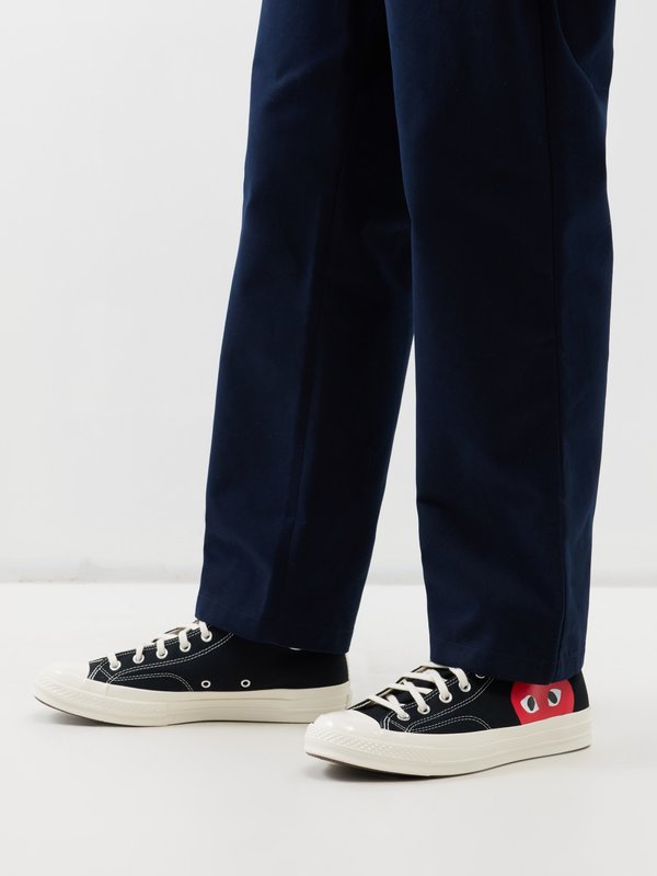 COMME DES GARÇONS PLAY (Comme des Garçons Play) X Converse Chuck Taylor canvas high-top trainers