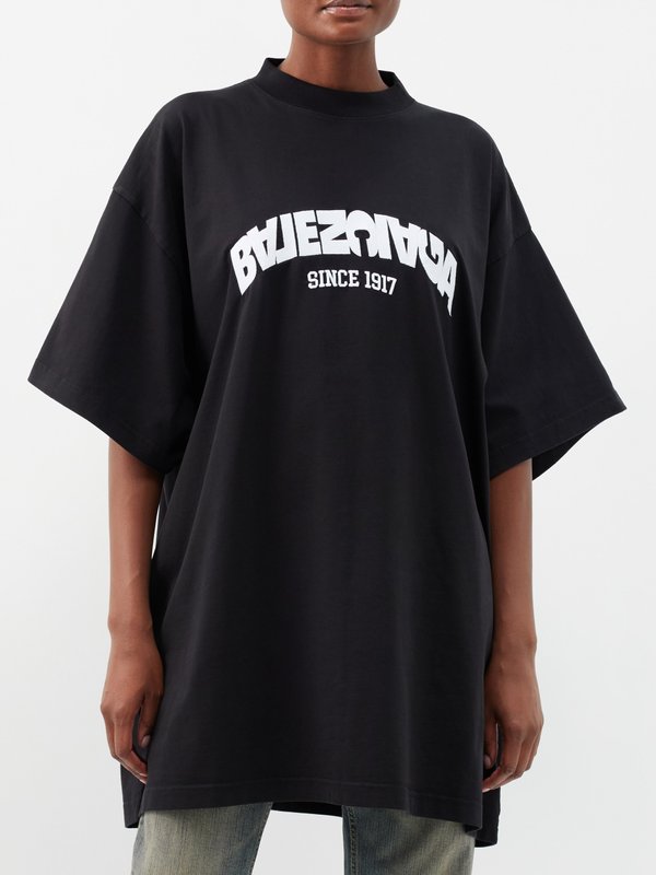 Oversized Logo-Embellished Cotton-Jersey T-Shirt