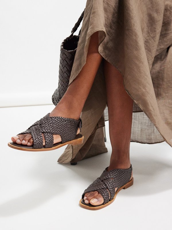 HEREU Penyo braided-leather sandals