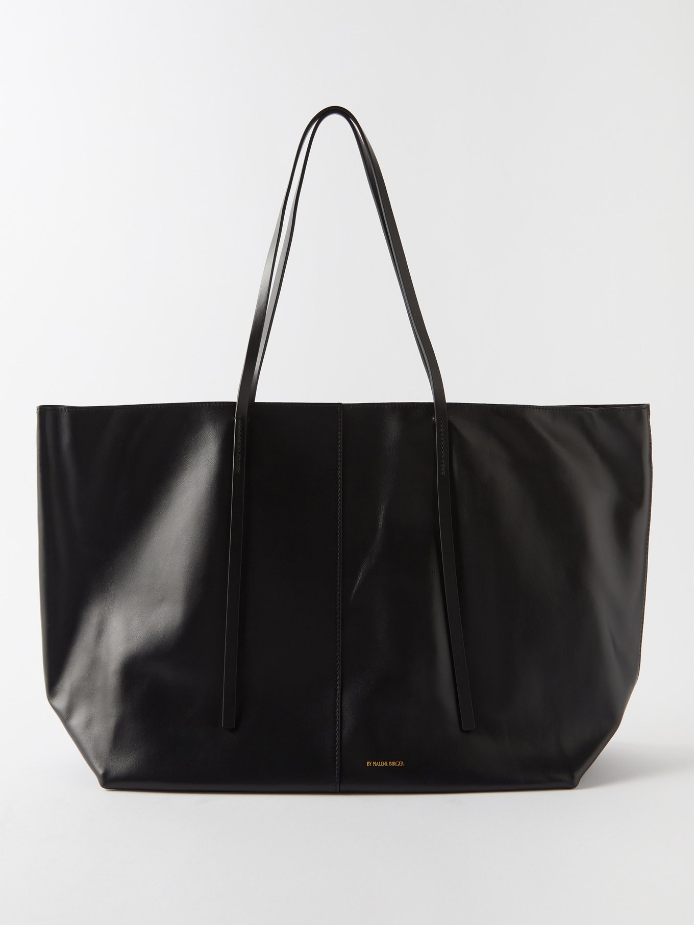 Abilla leather tote bag | By Malene Birger